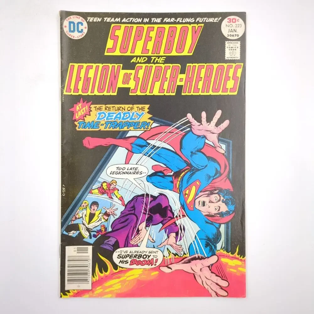 DC Comics Lot of 4 Superman 286 309 Superboy 223 Action Comics 449 Bronze Age